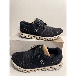 On Running Women's Athletic Shoes - Navy and White